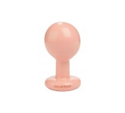 Round Butt Plug Medium--Beige